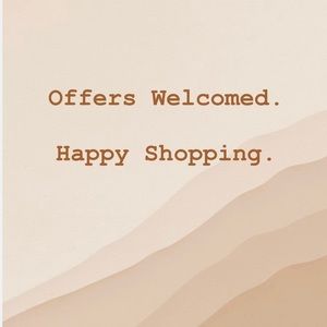 Hi! I’m happy to review reasonable offers. Happy Shopping!